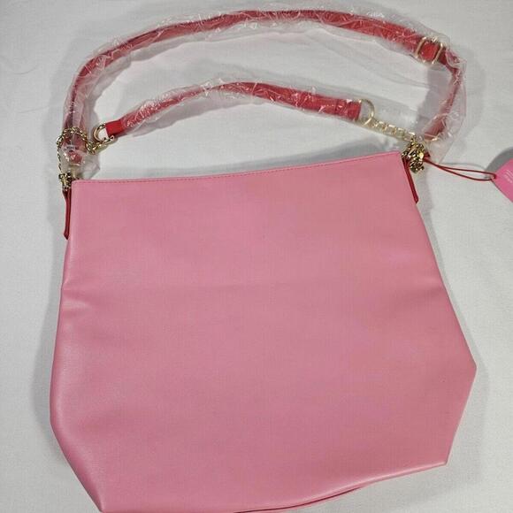 Juicy Couture Women's Tote Bag Shopper Shopping Purse Pink Gold - Picture 8 of 13